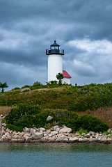 Storm Clouds Over Tarpaulin Cove Lighthouse Tower